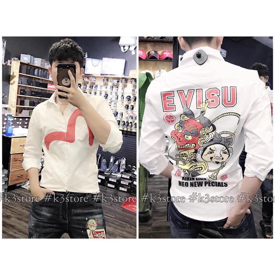 ÁO SƠ MI NAM EVISU ĐẸP TINH TẾ