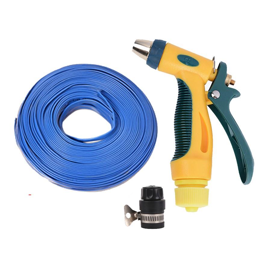 Bộ dây vòi xịt nước rửa xe,tưới cây tăng áp 3 lần 7-10m