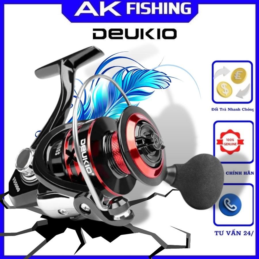Máy câu cá Deukio FS 2000 7000,bằng kim loại chuyên câu lure câu lục lăng xê CAO CẤP chinh hãng chất lượng giá rẻ