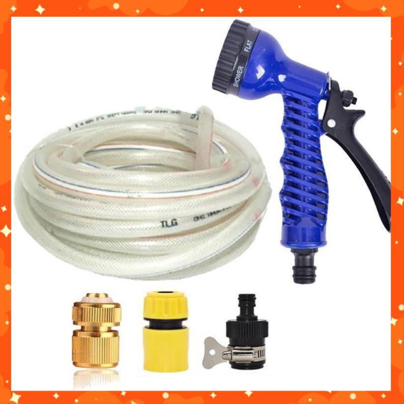 Bộ dây vòi xịt rửa xe, tưới cây, dọn dẹp nhà cửa 7-10m 206843