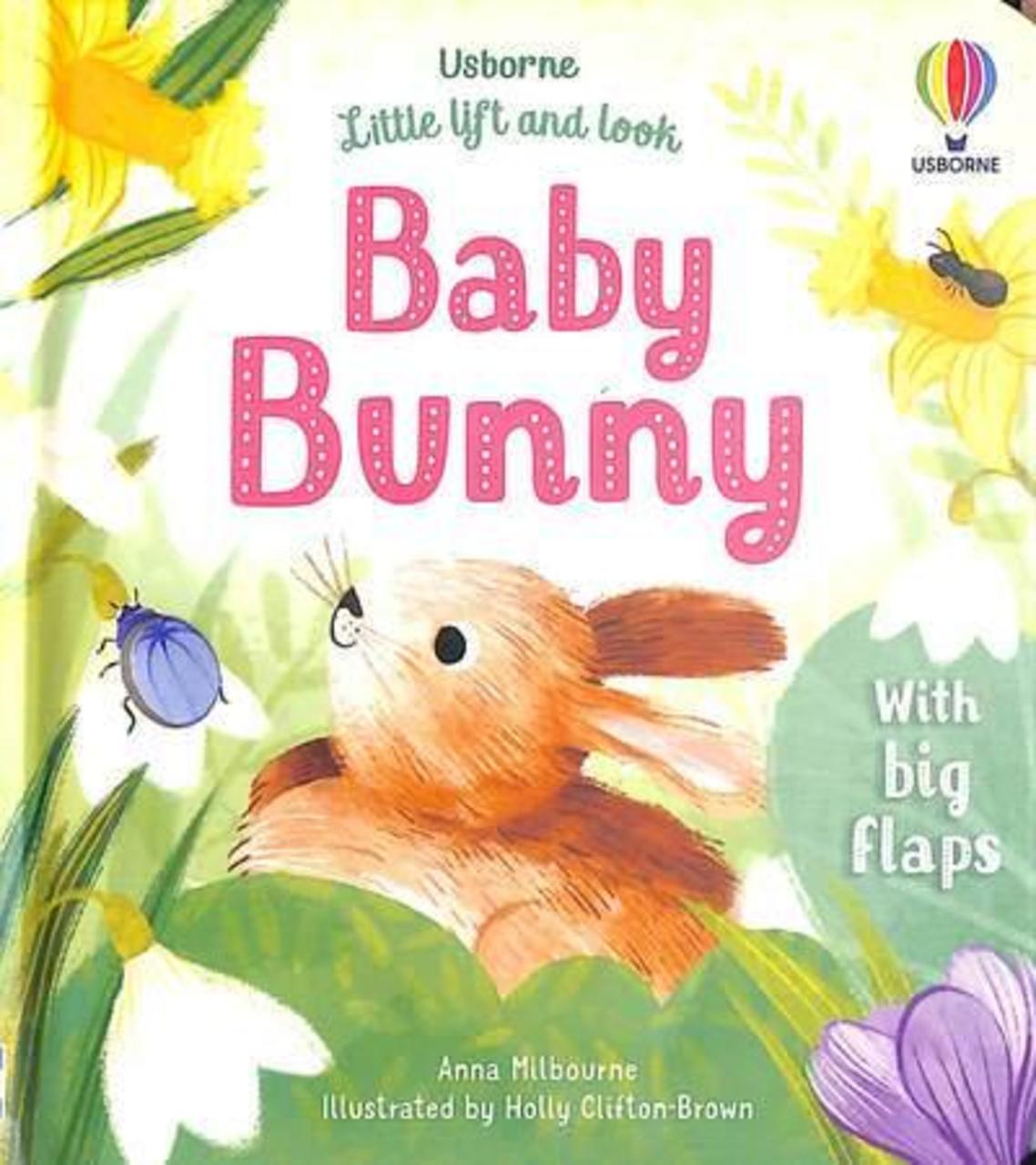 Hình ảnh Sách - Baby Bunny - Usborne Little Lift by Anna Milbourne (author),Holly Clifton-Brown (artist) (UK edition, Board Book)
