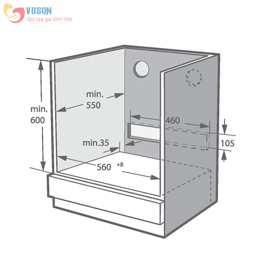 Lò nướng Eurosun EOV72TFT - Hàng chính hãng