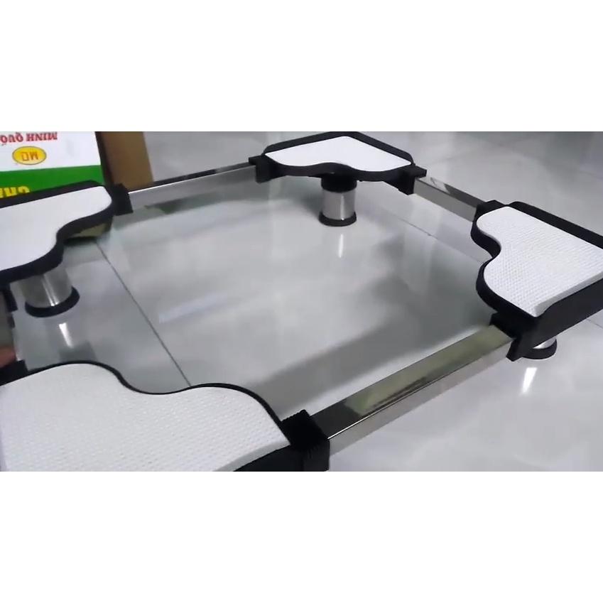 Chân đỡ máy giặt tủ lạnh Đa Năng ĐIỀU CHỈNH được chiều dài - Kệ để tủ lạnh máy giặt cao cấp