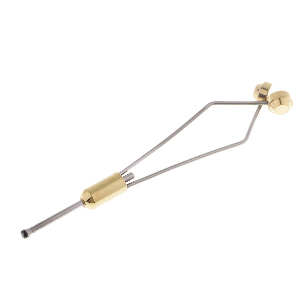 3xStainless Steel and Brass Bobbin Holder, Fly Fishing, Fly Tying Bobbins Tool