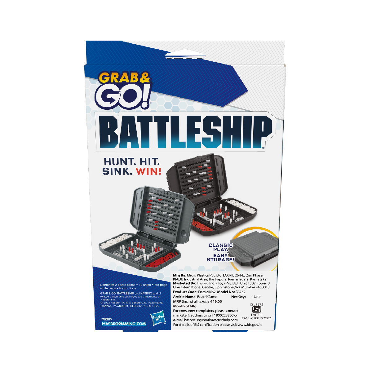 Trò Chơi Bắn Tàu Hasbro Gaming F8252