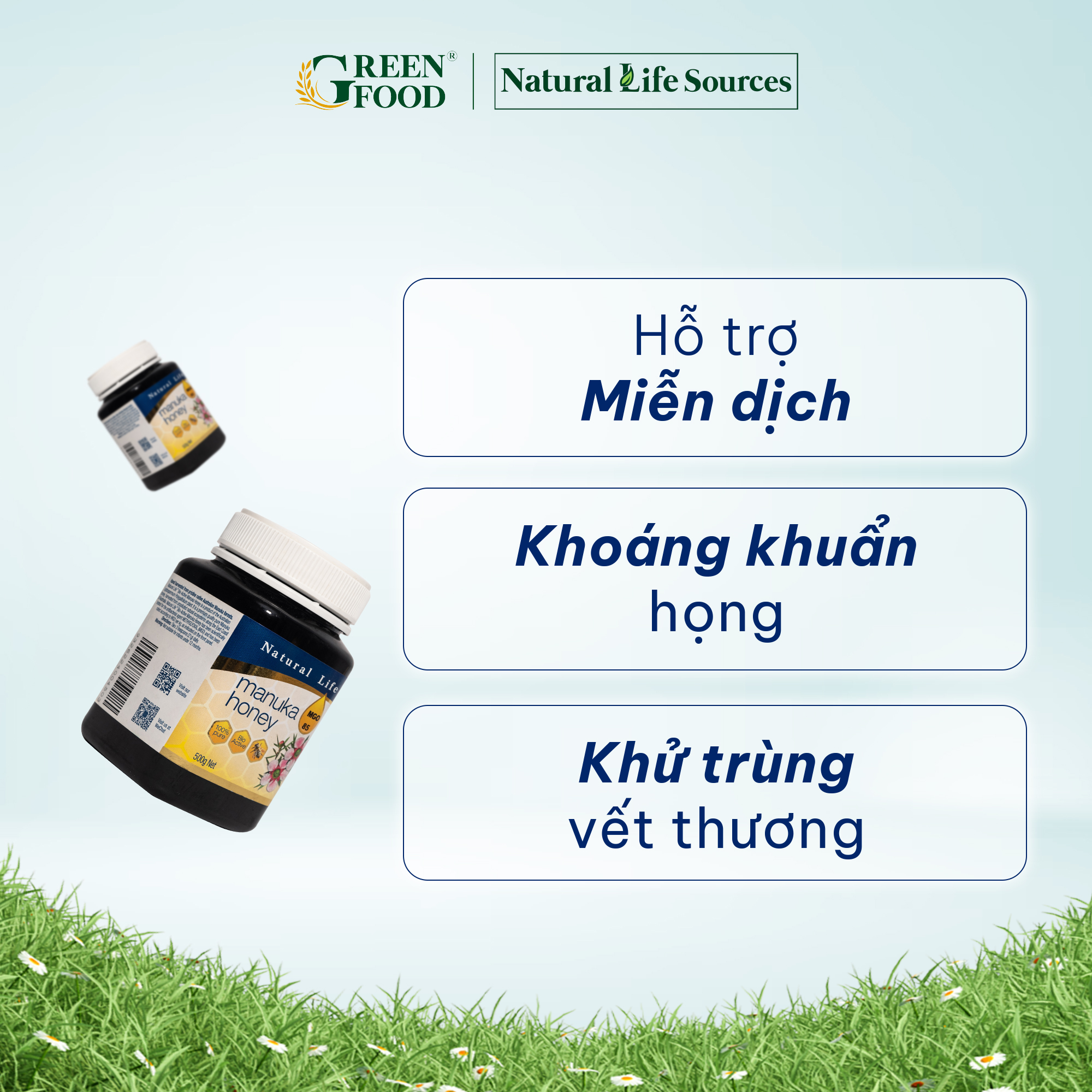 Mật Ong Manuka 500g Chính Hãng 100% ÚC từ Nhà Nhập Khẩu Natural Life