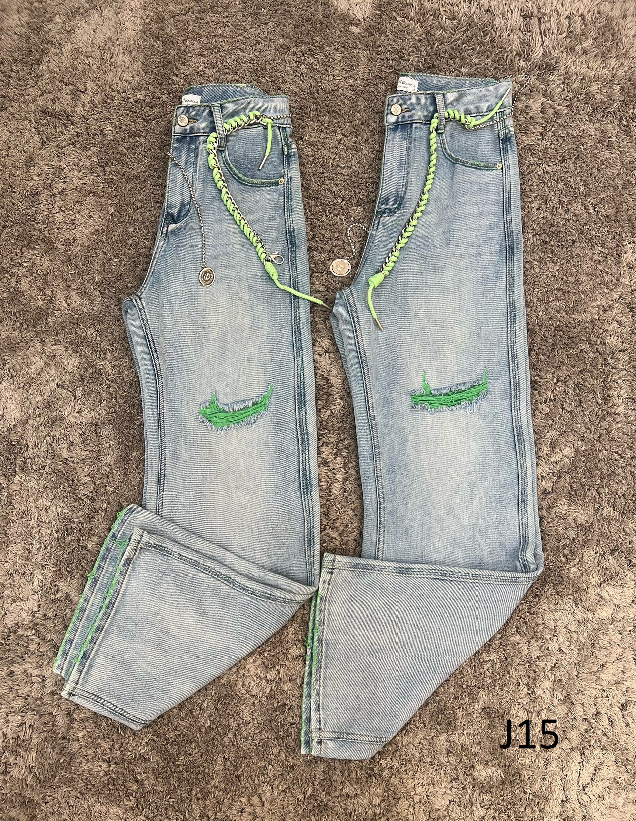 Quần Jeans rách gối hiphop -J15