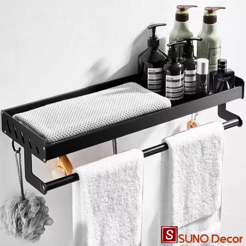 Kệ Nhà Tắm Đa Năng Dán Tường Tiện Dụng, Sơn Tĩnh Điện Cao Cấp