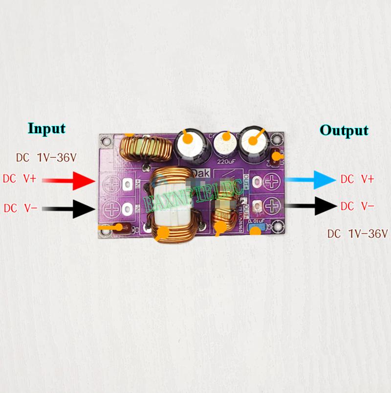 20A DC LC Lọc Công Suất EMI Lọc Nhiễu Điện Từ EMC FCC Công Suất Cao Tần Số Lọc Cho Ô Tô Xe Máy Âm Thanh