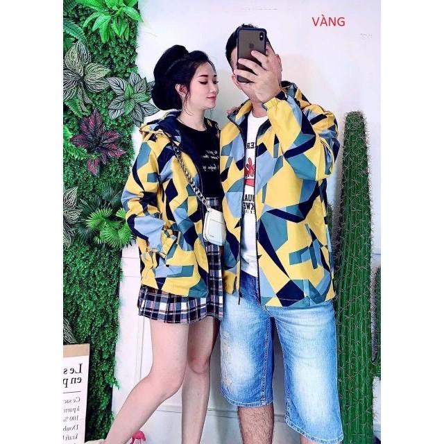 Áo Khoác Dù Chống Nắng Cặp Đôi Cho Nữ Cho Nam in 3D Unisex Form Rộng Có 3 Màu Jacket Ulzzang 123SHOP