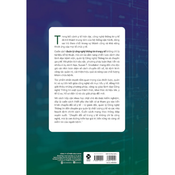 Sách Quản lý Công nghệ Thông tin trong Y tế