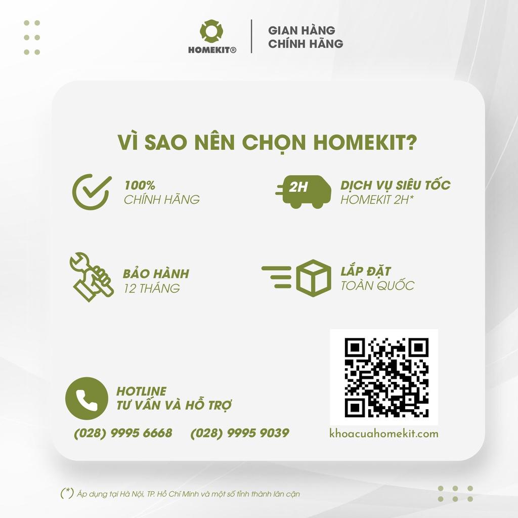 Khóa cửa điện tử thông minh HOMEKIT AB-09K thẻ từ và chìa cơ dự phòng, phù hợp nhiều loại cửa và khách sạn