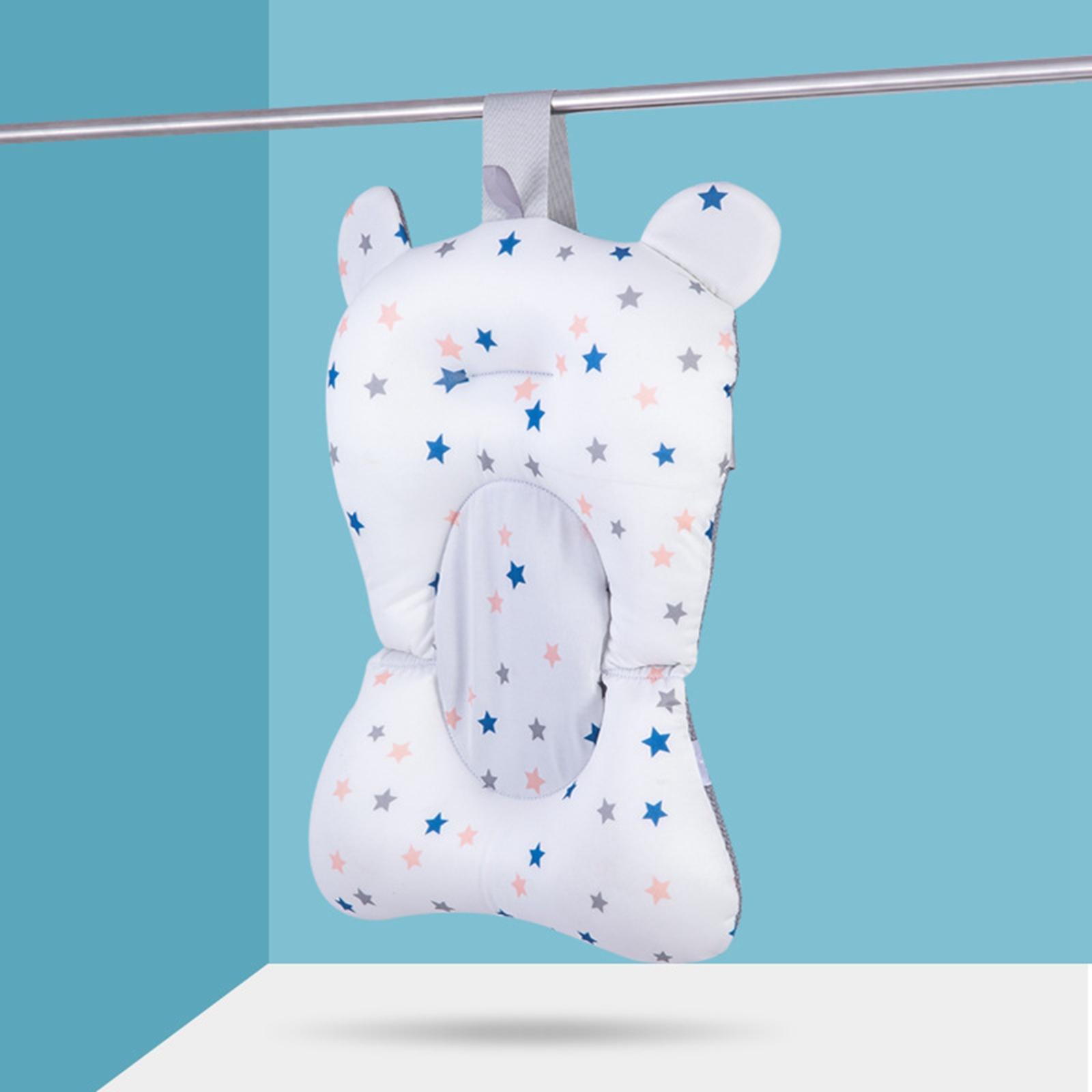 2x Baby Bath Seat Support Mat Foldable Baby Bath Tub Pad