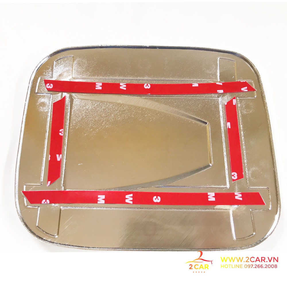 Ốp nắp bình xăng xe Toyota Innova 2008- 2015 mạ crom cao cấp, sáng bóng
