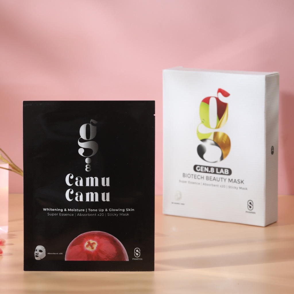 Mặt Nạ Sinh Học Gen.8Lab Camu Dưỡng Trắng Sáng Da Cấp Ẩm Giảm Mụn