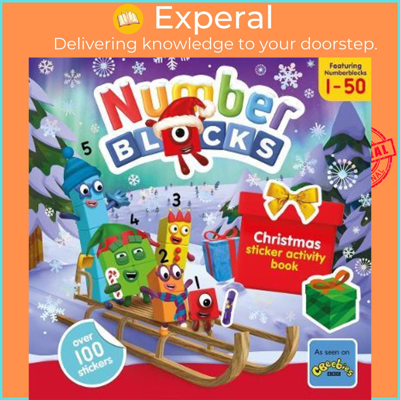 Sách - Numberblocks Christmas Sticker Fun by Sweet Cherry Publishing