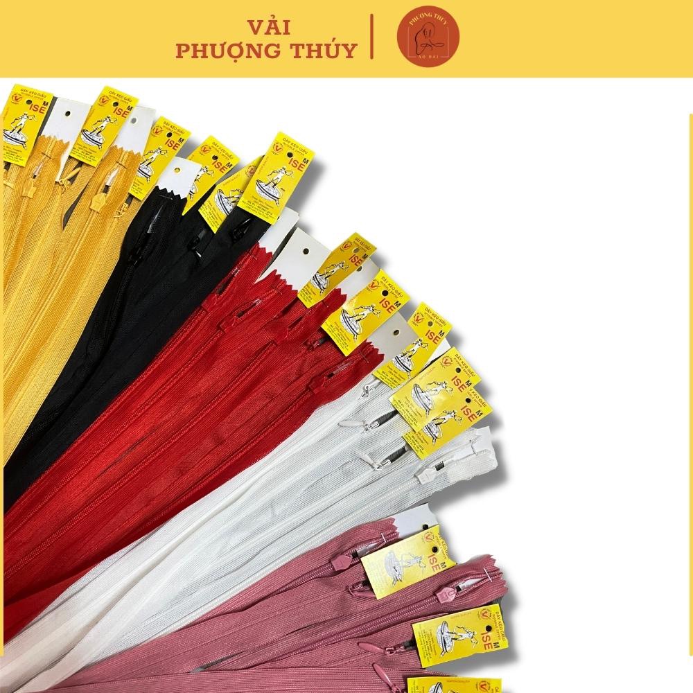 Khóa giọt lệ dài 60cm khóa kéo chắc chắn, mềm, trơn dễ may