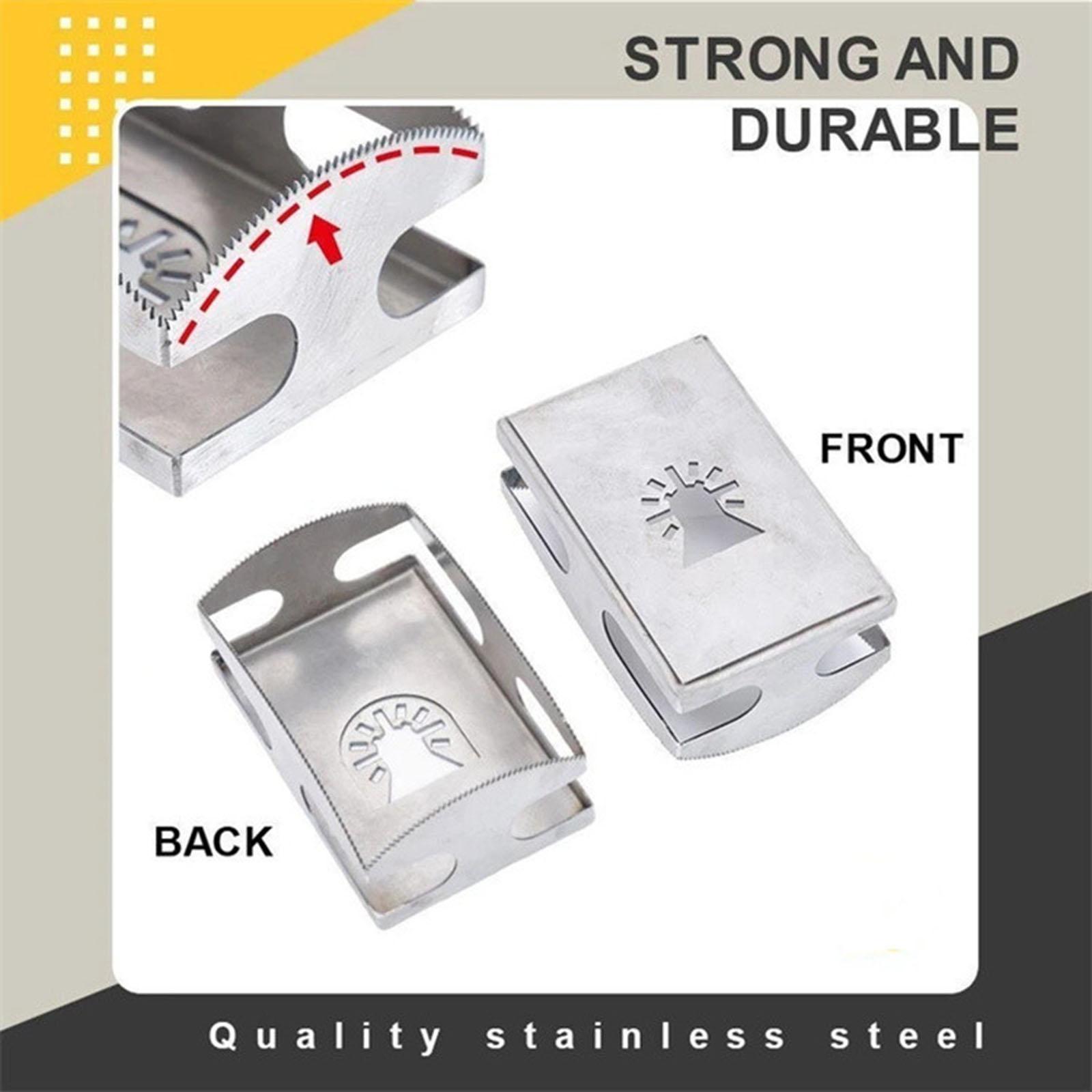 Stainless Steel Rectangle Slot Cutter Set Multi-Tools fits Most Standard