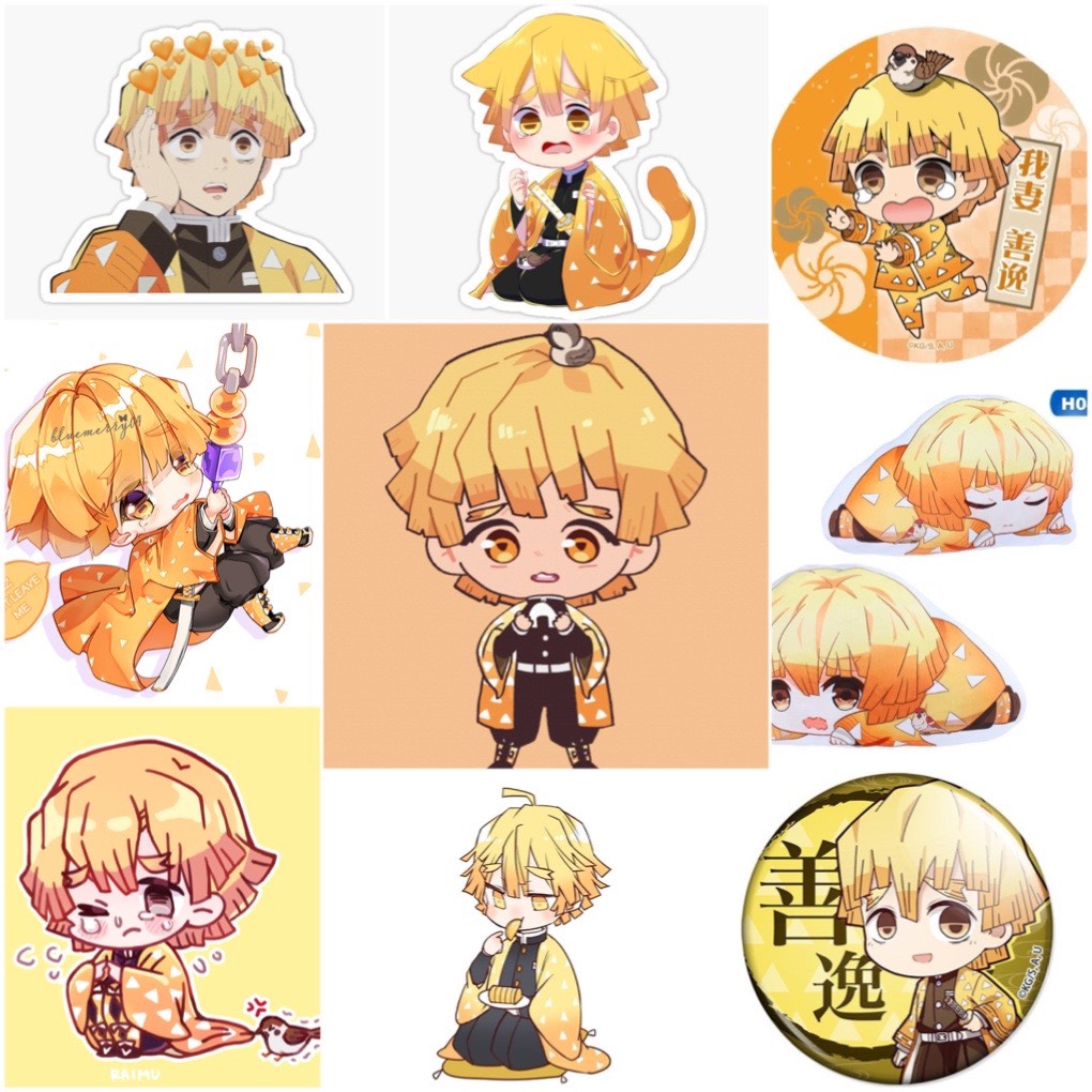 Set 60 Sticker Agatsuma Zenitsu