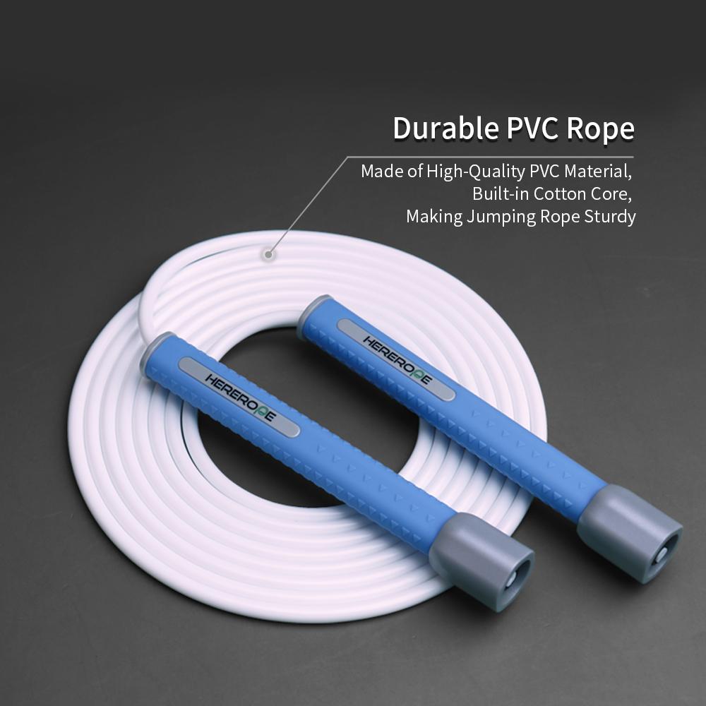 HEREROPE Tự Do Nhảy Dây, Dây Nhảy Có Chống Trơn Trượt Viền Silicon, Có Thể Điều Chỉnh Dây Nhảy Cho Nữ, trẻ Em Và Con Người, Rối-