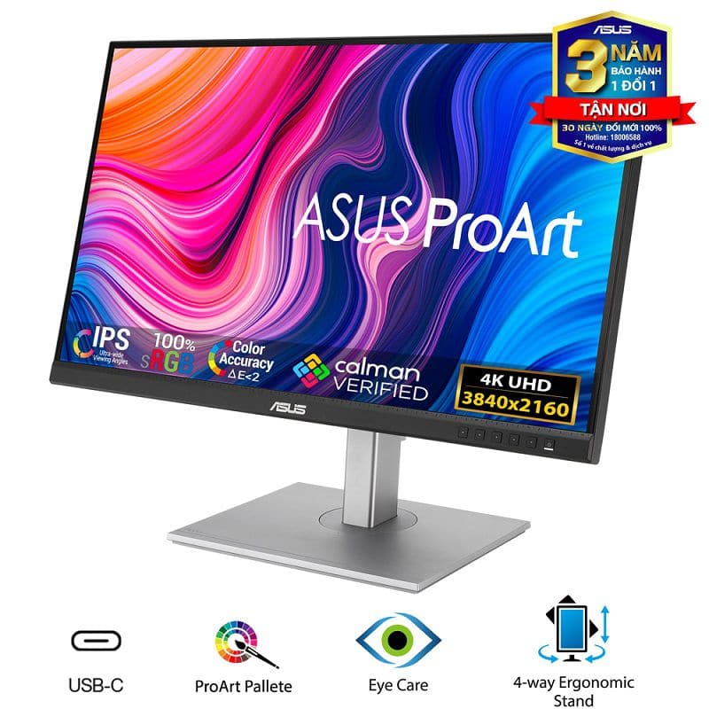 Màn hình ASUS ProArt PA279CV 27&quot; IPS 4K UHD 60Hz - Hàng Chính Hãng