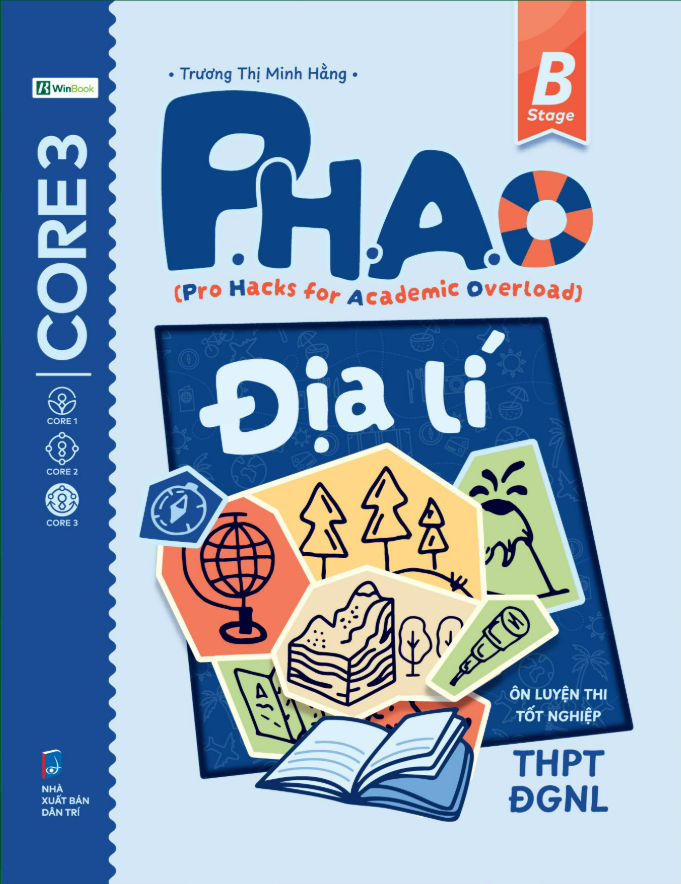 Sách - P.H.A.O Địa Lí Ôn Luyện Thi Tốt Nghiệp THPT, ĐGNL