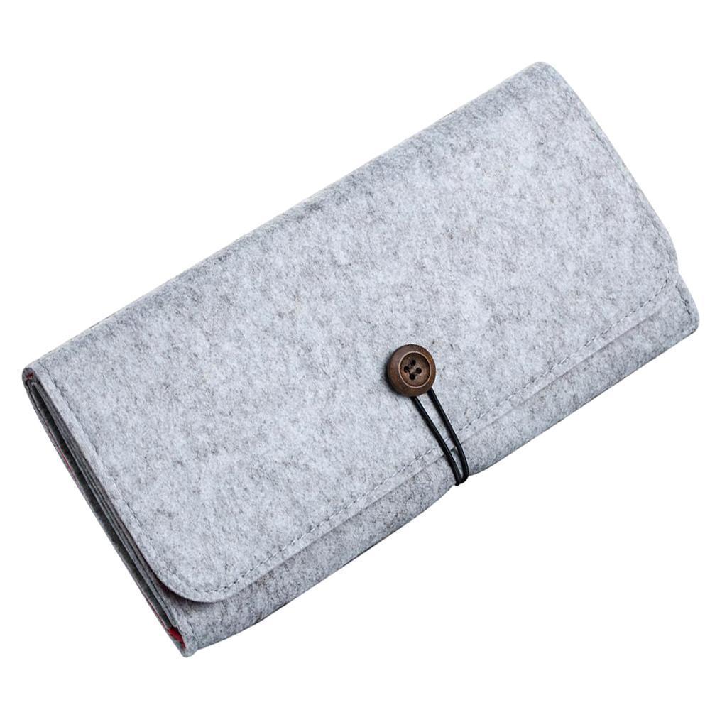 Carrying Case Felt Soft Shell Portable Pouch Travel Bag for Nintendo Switch