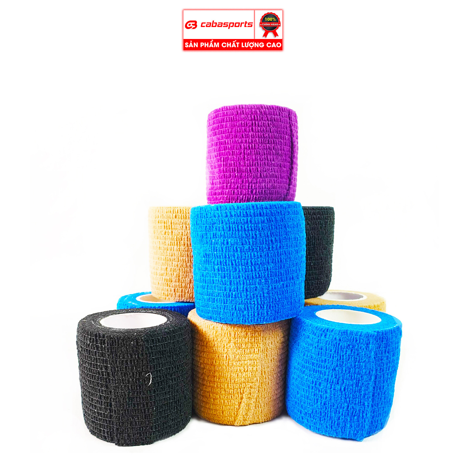 Băng keo thể thao đá bóng, bóng chuyền, cầu lông, băng dán cơ thể thao hỗ trợ chấn thương