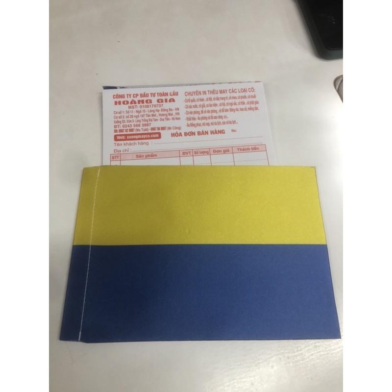 Quốc kỳ Ukraina để bàn 14x21cm