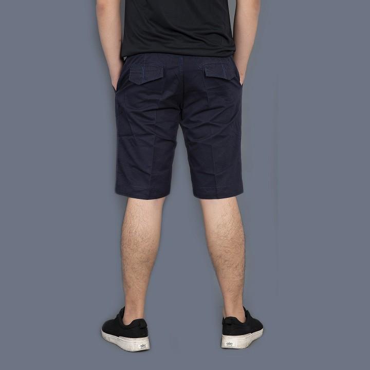Quần short nam quần đùi chất kaki quần ngắn ba màu nâu xanh rêu và xanh đen