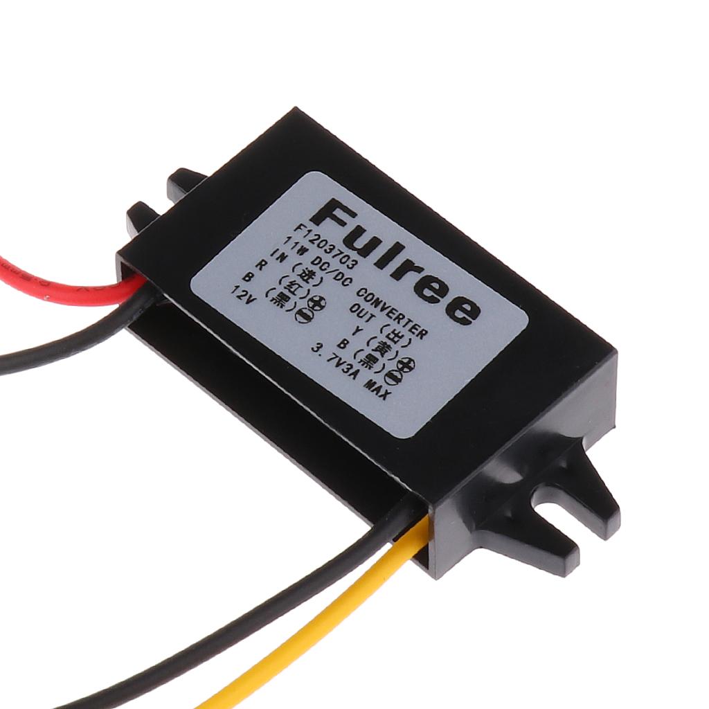 DC Buck Step Down Voltage Converter 12V to 3.7V Car LED Power Supply Module