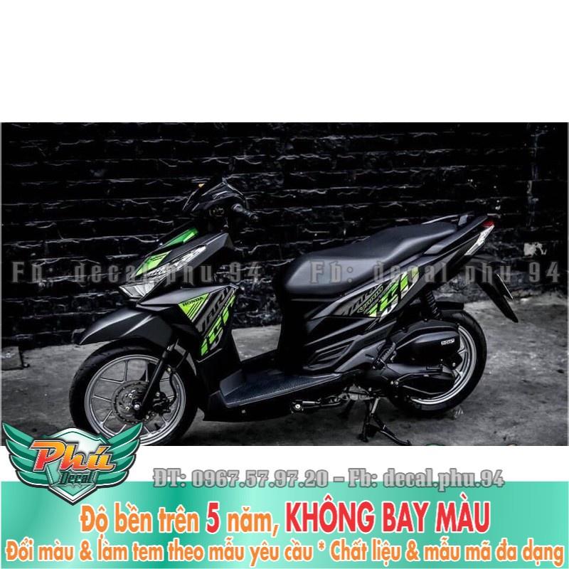 Tem rời Vario Candy Xanh đen -1