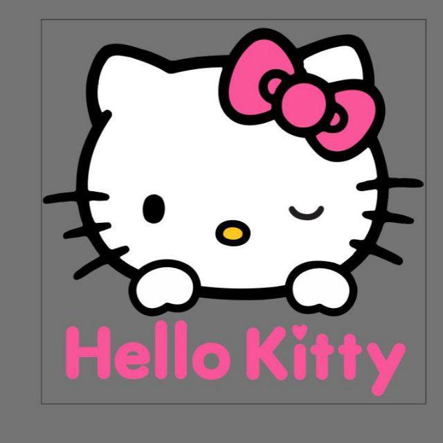 DECAL DÁN TƯỜNG ĐẦU MÈO KITTY KITTY HOUSE