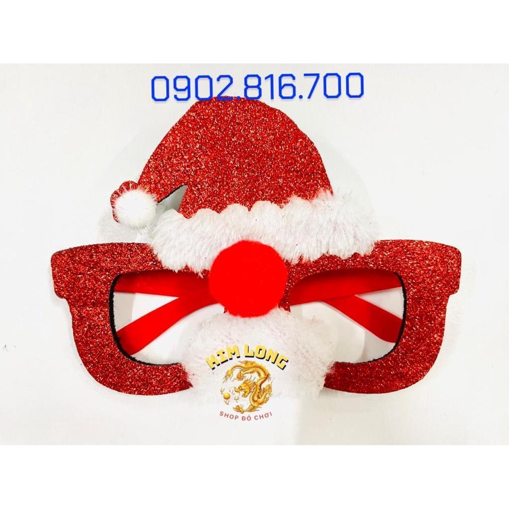 Mắt kính mắt kiếng noel ko tròng xinh xắn dễ thương cho bé trang phục NOEL ngày lễ giáng sinh