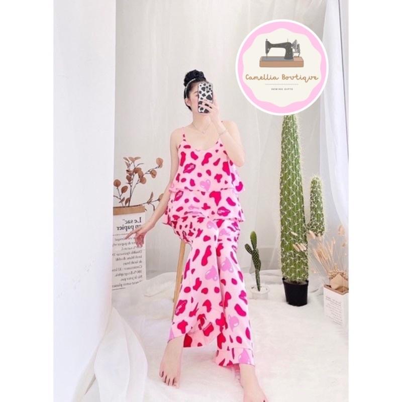 Sét Ngủ Lụa 2 Dây Quảng Châu