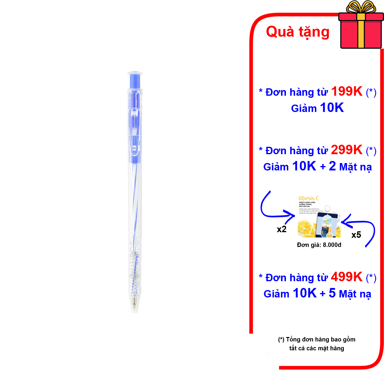 20 cây bút bi TL 027