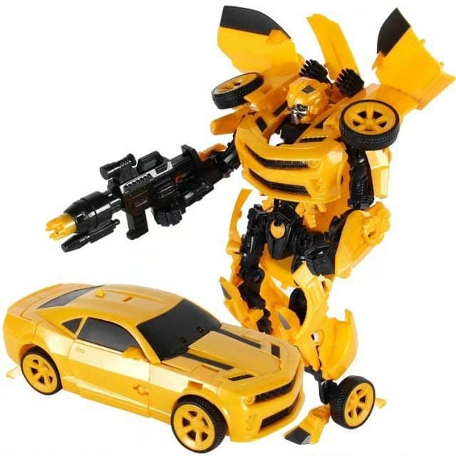 Robot lắp ghép biến hình 2 trong 1 cao 25cm (Bumblebee)