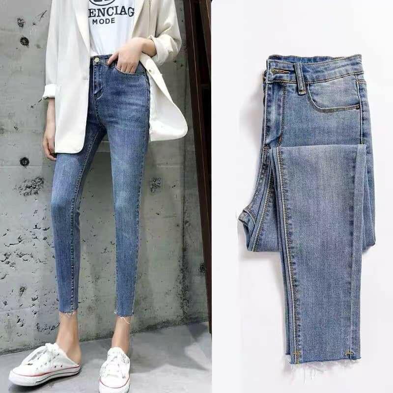 Quần Skinny Jeans rách đùi siêu tôn dáng