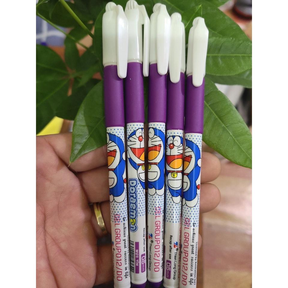 01 Hộp 20 Cây Bút Gel Doremon Mực Tím