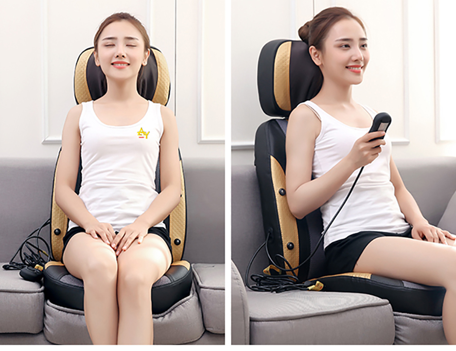 Đệm massage toàn thân hồng ngoại 4D Ayosun 888A6