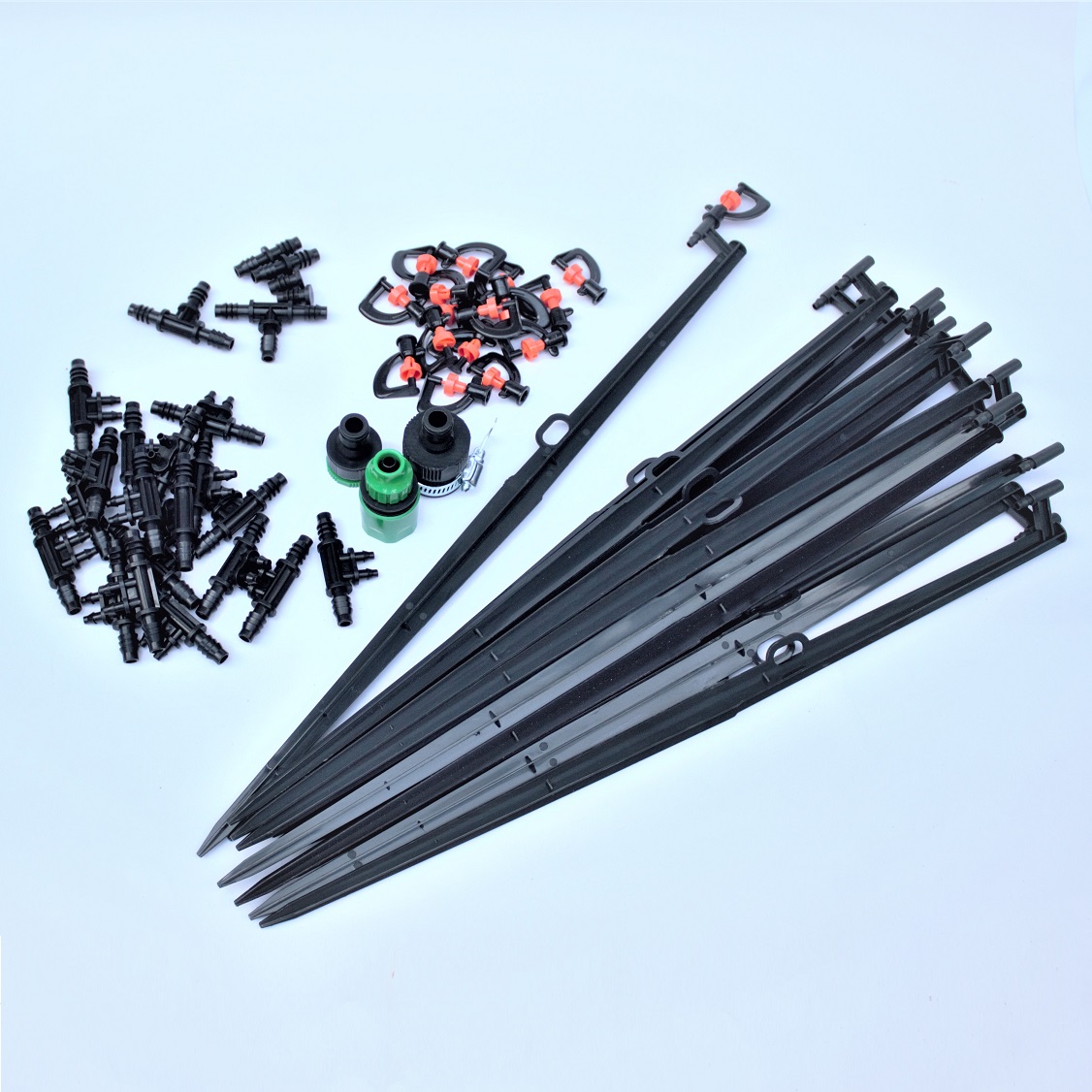 Bộ Kit 16 Que cắm tưới xoay đầy đủ dây, phụ kiện