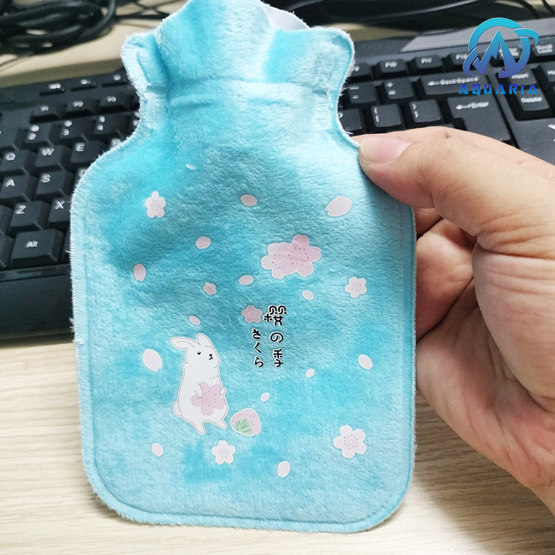 Túi Chườm Nóng Lạnh Bọc Nhung Giữ Nhiệt Đa Năng Chườm Bụng Hiệu Quả 350ml
