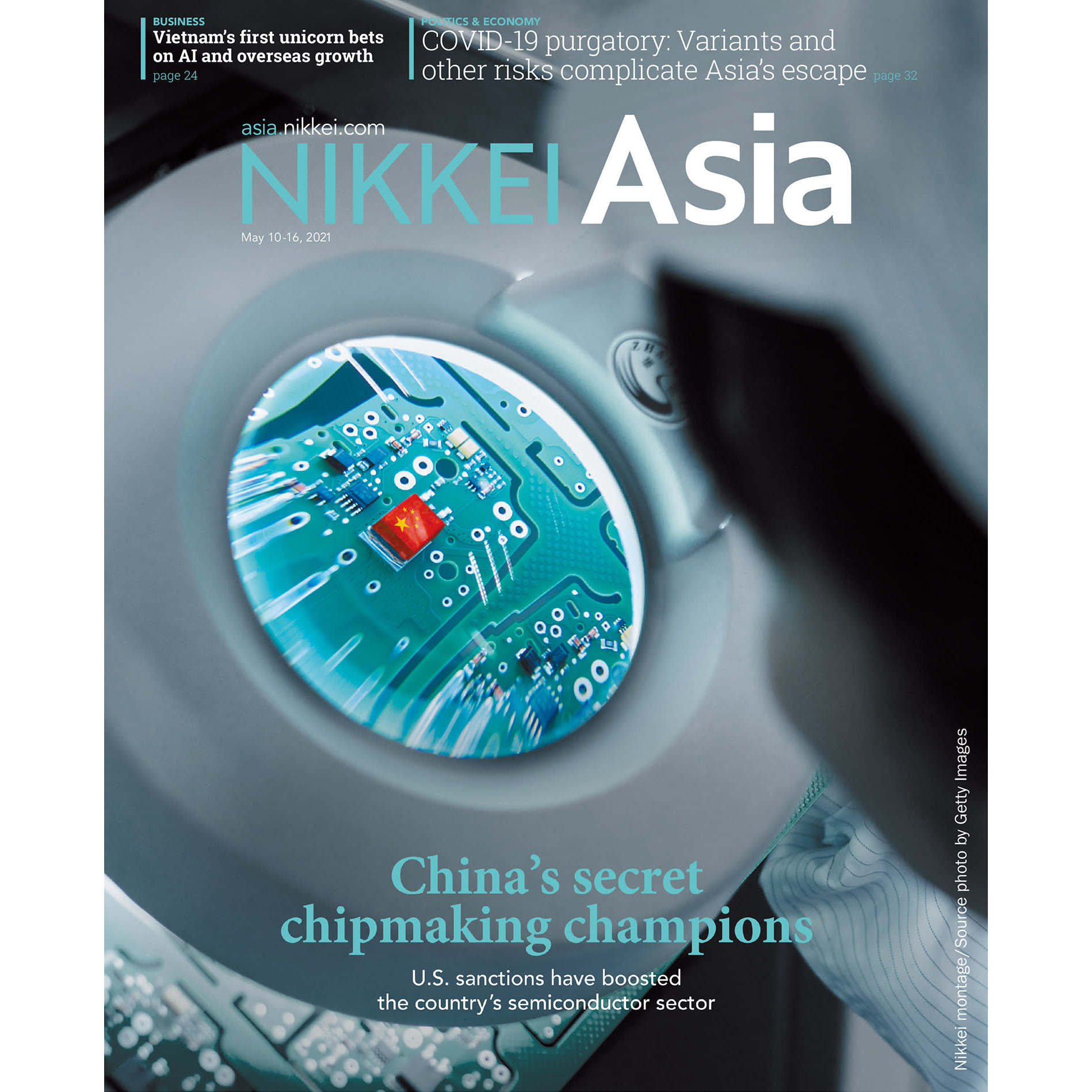 Nikkei Asian Review: Nikkei Asia - 2021: CHINA'S SECRET CHIPMAKING CHAMPIONS - 19.21 tạp chí kinh tế nước ngoài, nhập khẩu từ Singapore