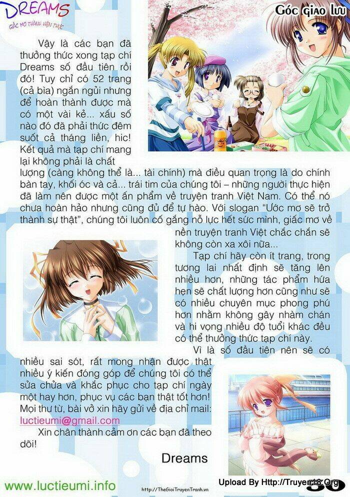 tạp chí dream chapter 1 50