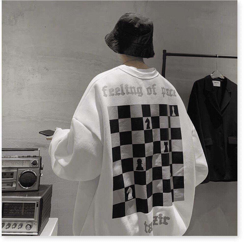 Áo hoodies sweater nam nữ hình cờ vua
