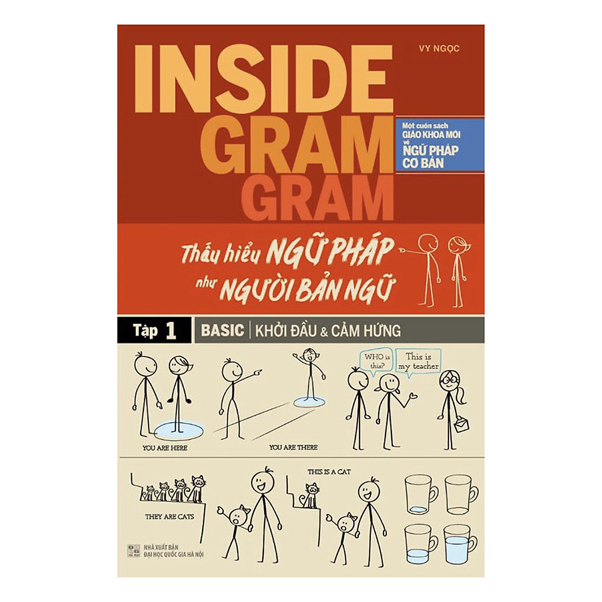 Inside Gram Gram Thấu Hiểu Ngữ Pháp Như Người Bản Ngữ Tập 1 - Basic Khởi Đầu &amp; Cảm Hứng (bc)