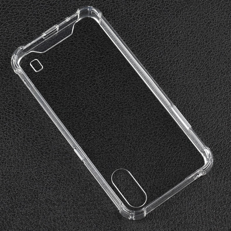 Ốp lưng cho Samsung Galaxy A01 chất liệu silicon dẻo trong chống sốc cao cấp