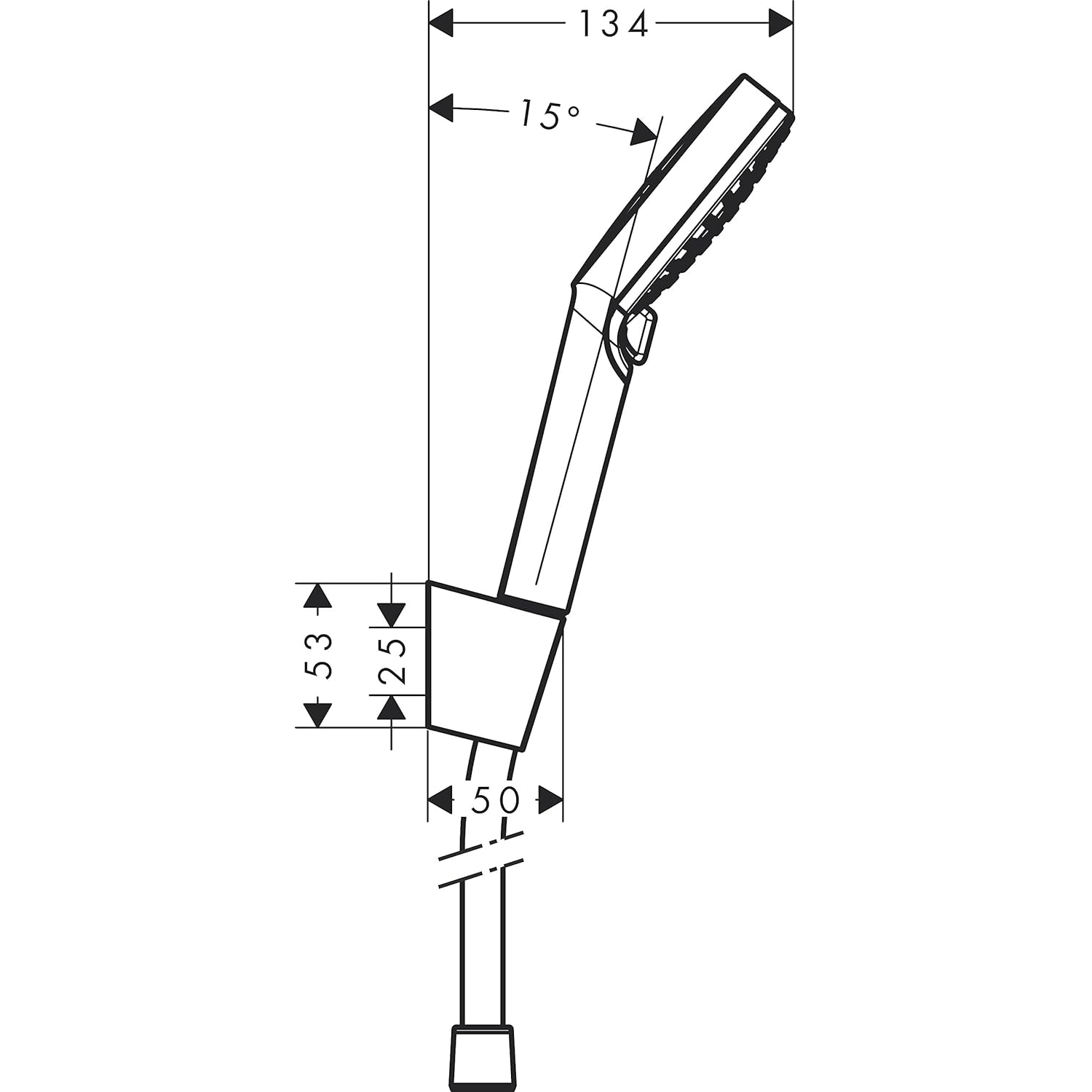 Tay sen kèm giá đỡ HANSGROHE Crometta 160 26692