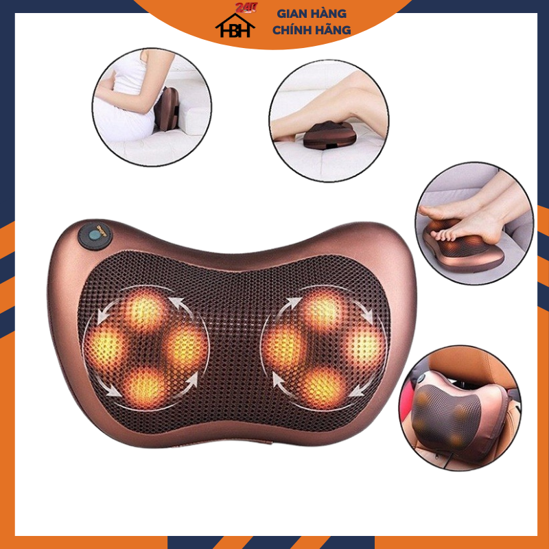 Gối mát xa 8 bi cao cấp mới