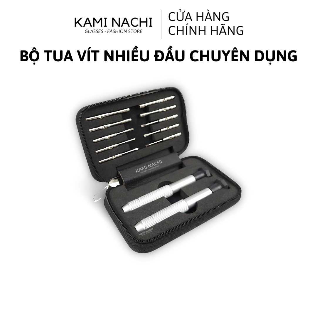 Bộ 2 tua vít cao cấp nhiều đầu chuyên dụng KAMI NACHI sửa mắt kính, đồng hồ, phụ kiện